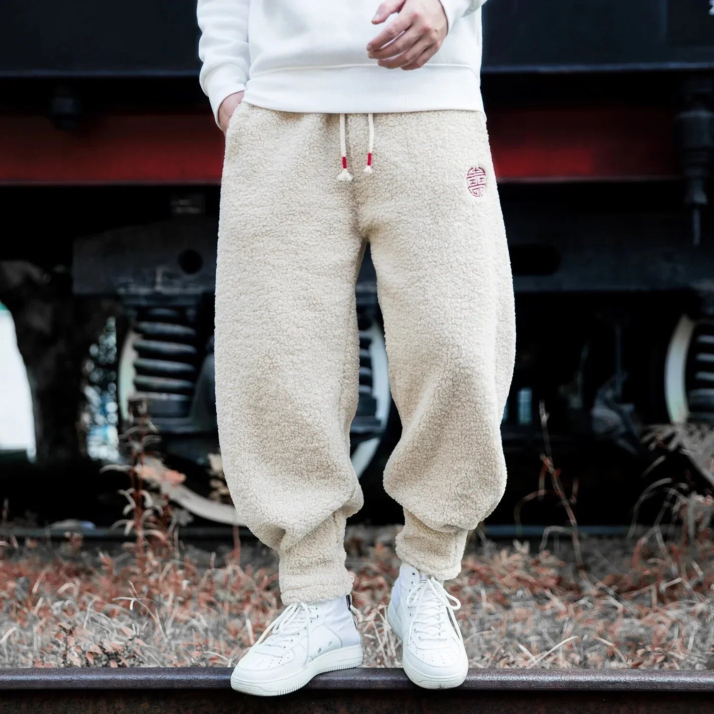 Baggy | Pantalon de jogging en polaire