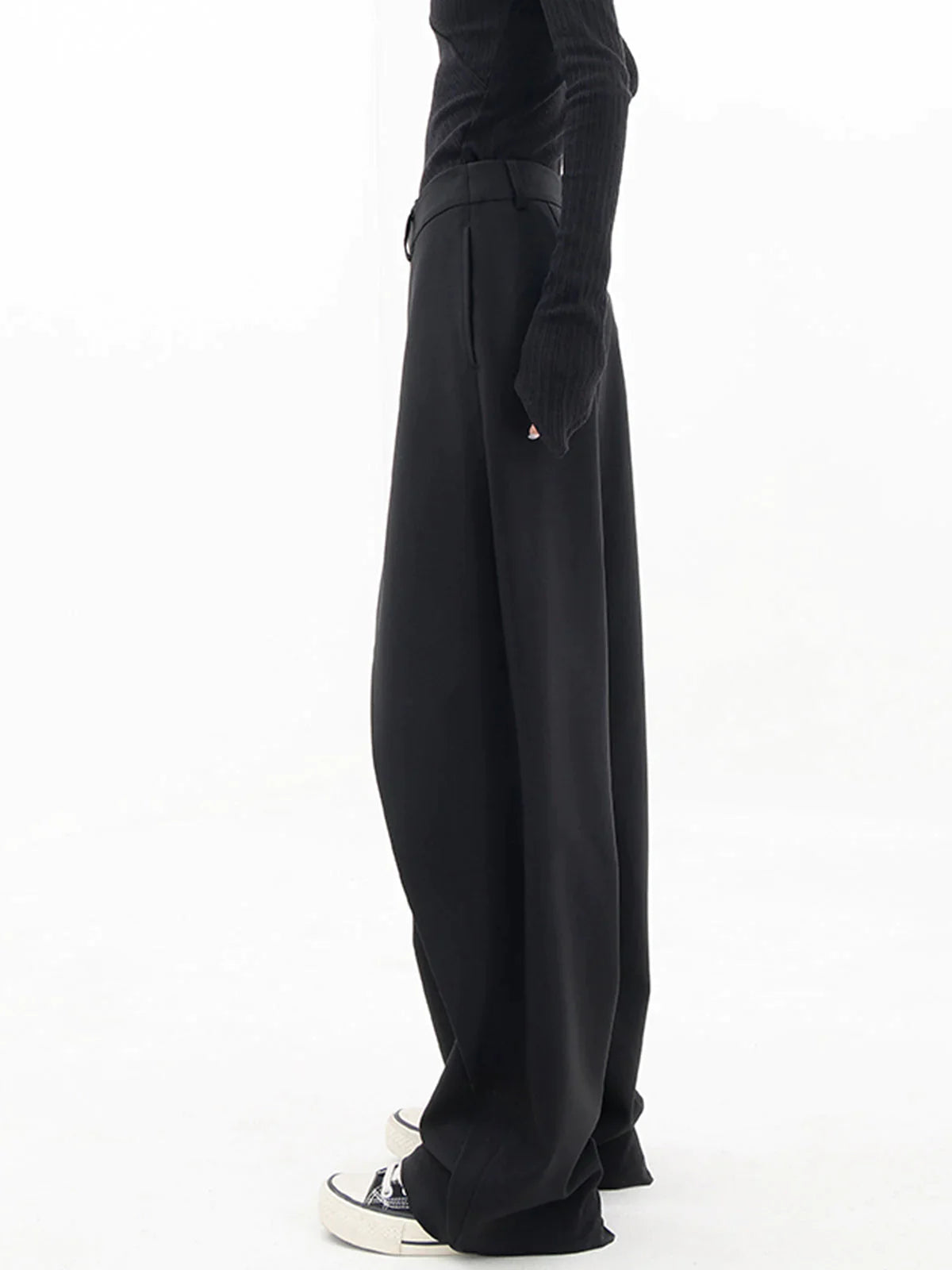 Anne | Pantalon ample asymétrique